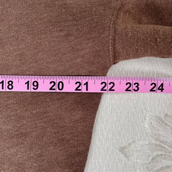 Aeropostale Cotton Blend Wide Neck Long Sleeve Sweater Sequin Tree Print XS - Picture 11 of 14